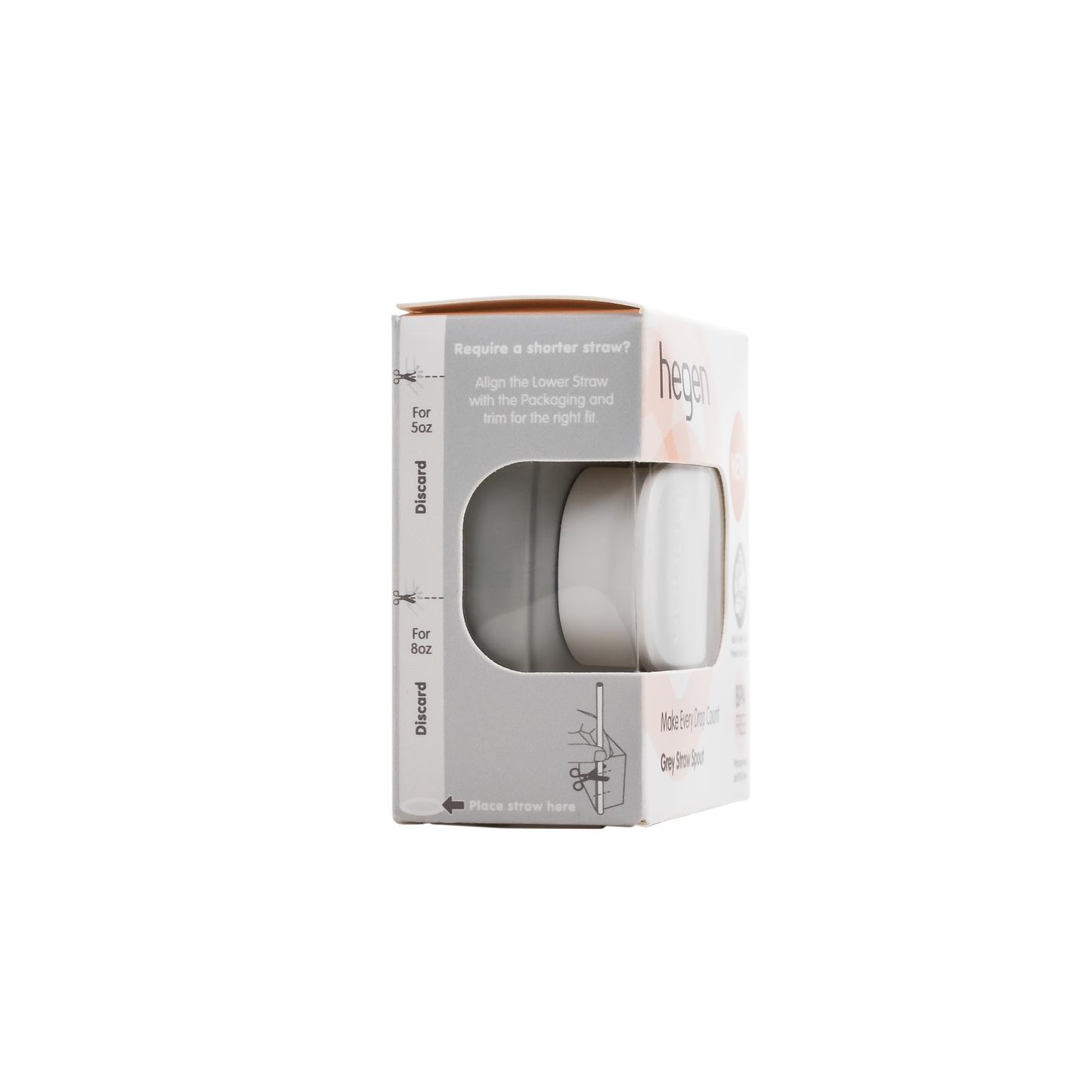 Hegen PCTO™ Straw Spout Grey V3