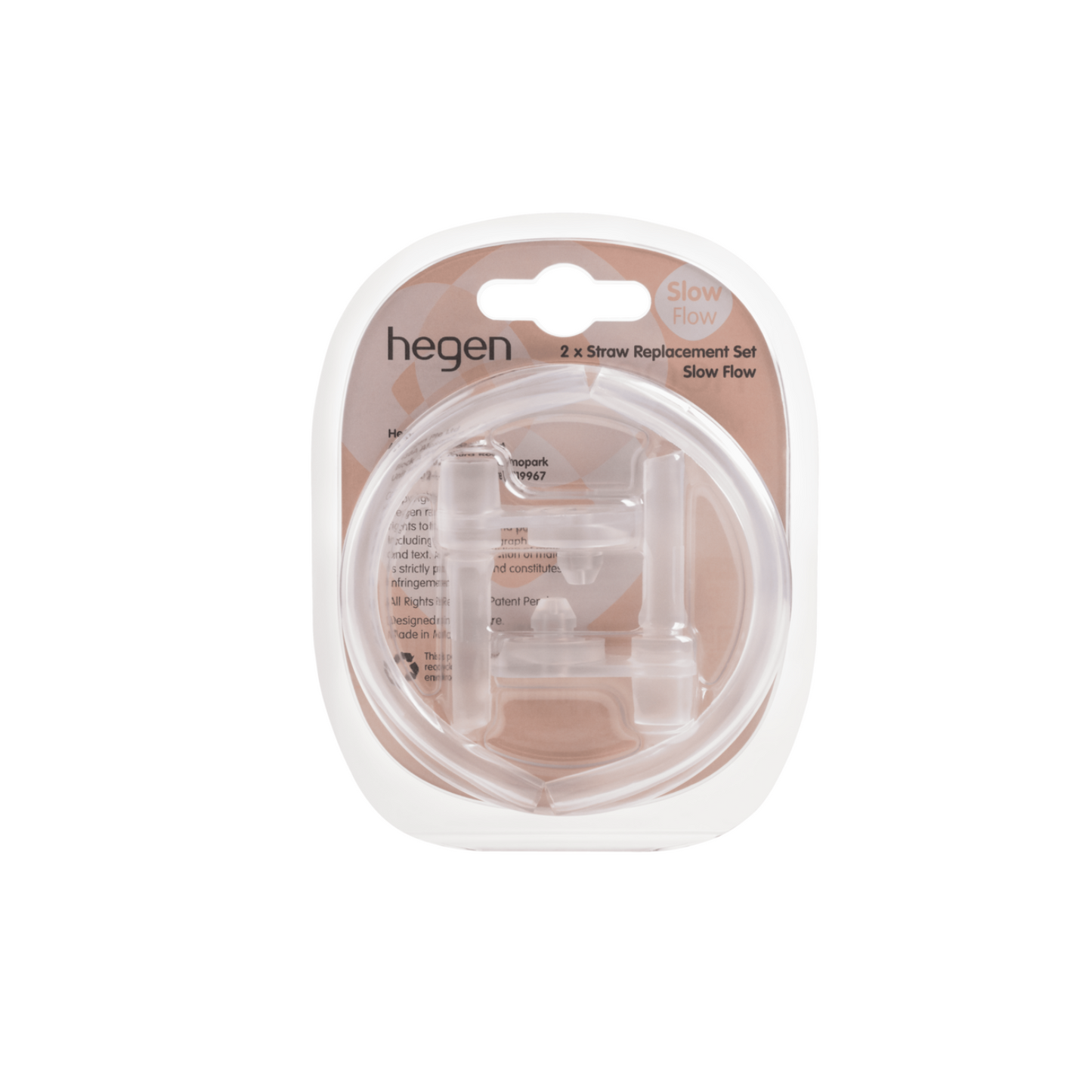 Hegen Straw Replacement Set Slow Flow (2-Pack)
