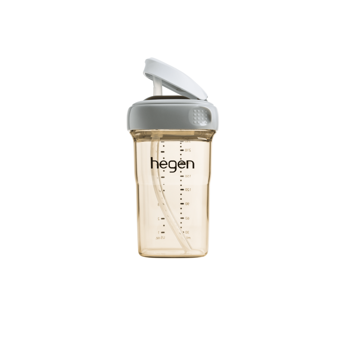 Hegen PCTO™ 240ml/8oz Straw Cup PPSU Grey (Slow Flow)