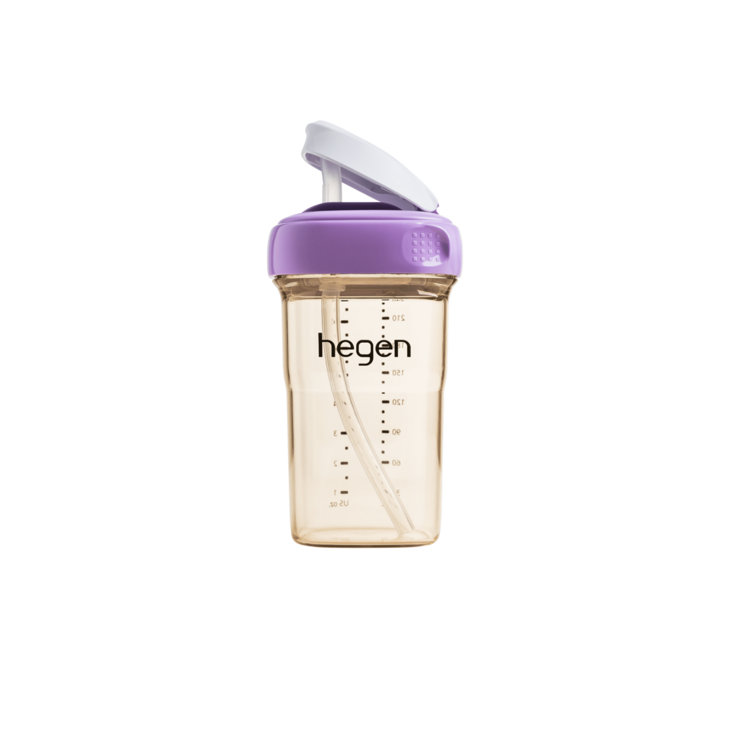Hegen PCTO™ 240ml/8oz Straw Cup PPSU Purple (Slow Flow)