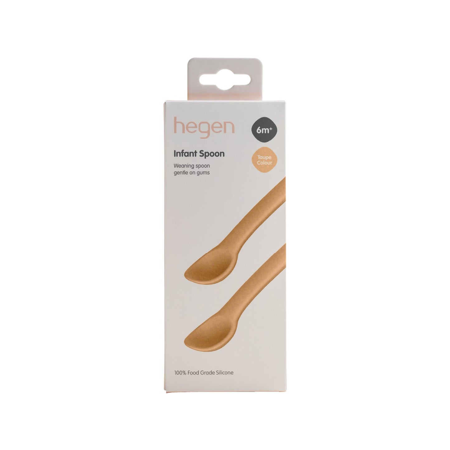 Hegen Infant Spoon Silicone Taupe