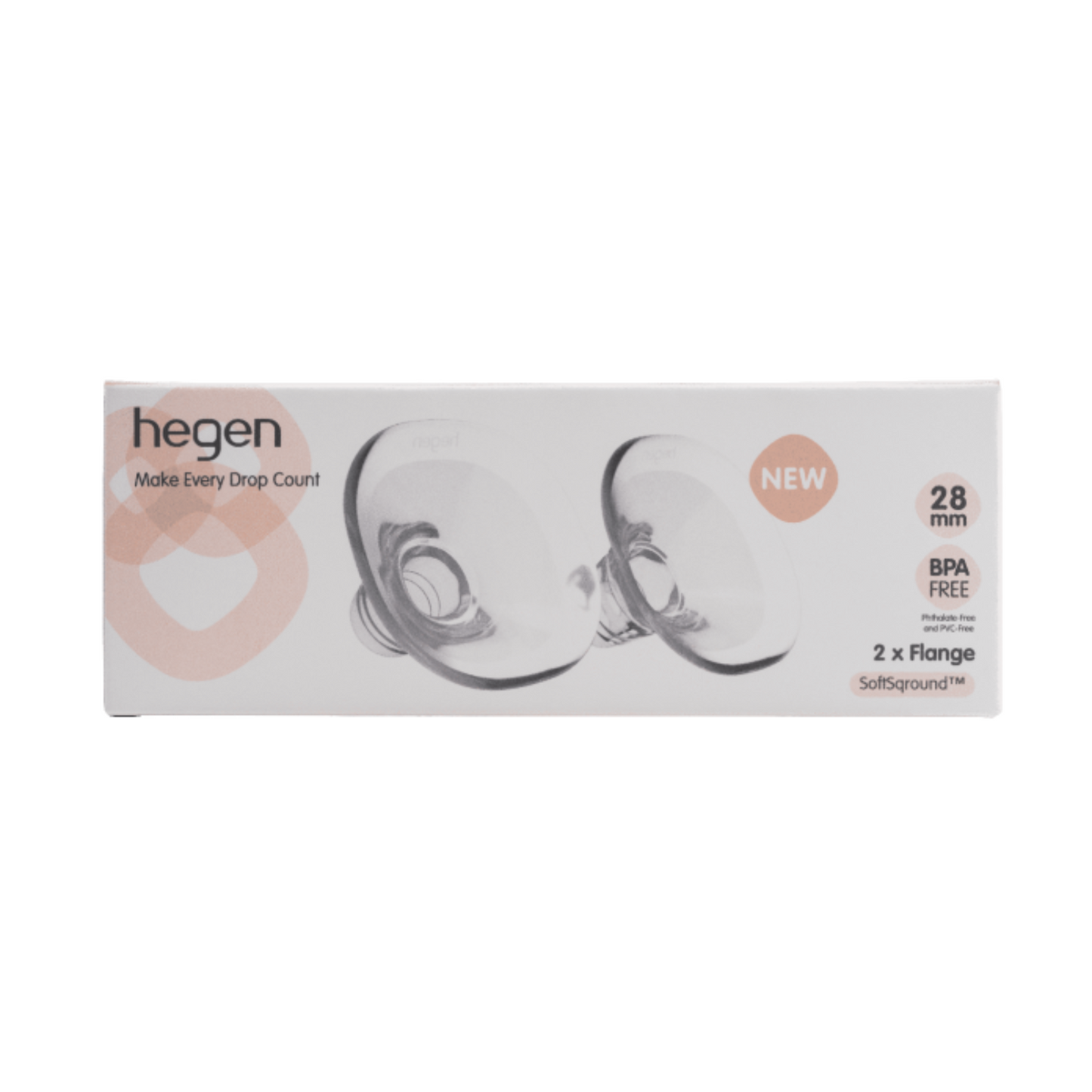 Hegen Flange (SoftSqround™) 28mm (2-Pack)