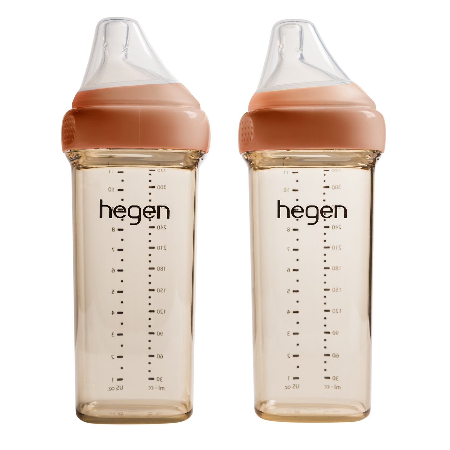 Hegen PCTO™ 330ml/11oz Feeding Bottle PPSU (2-pack) Auburn