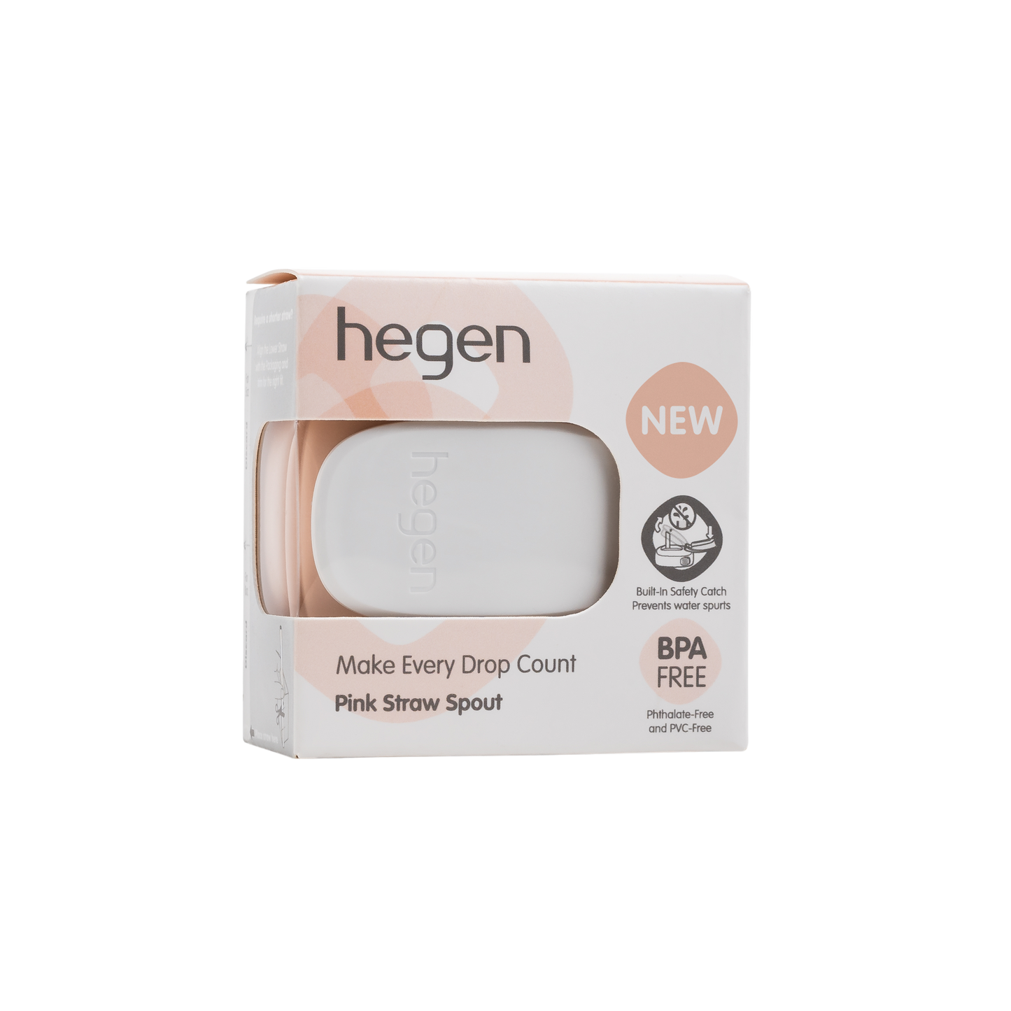 Hegen PCTO™ Straw Spout Pink V3