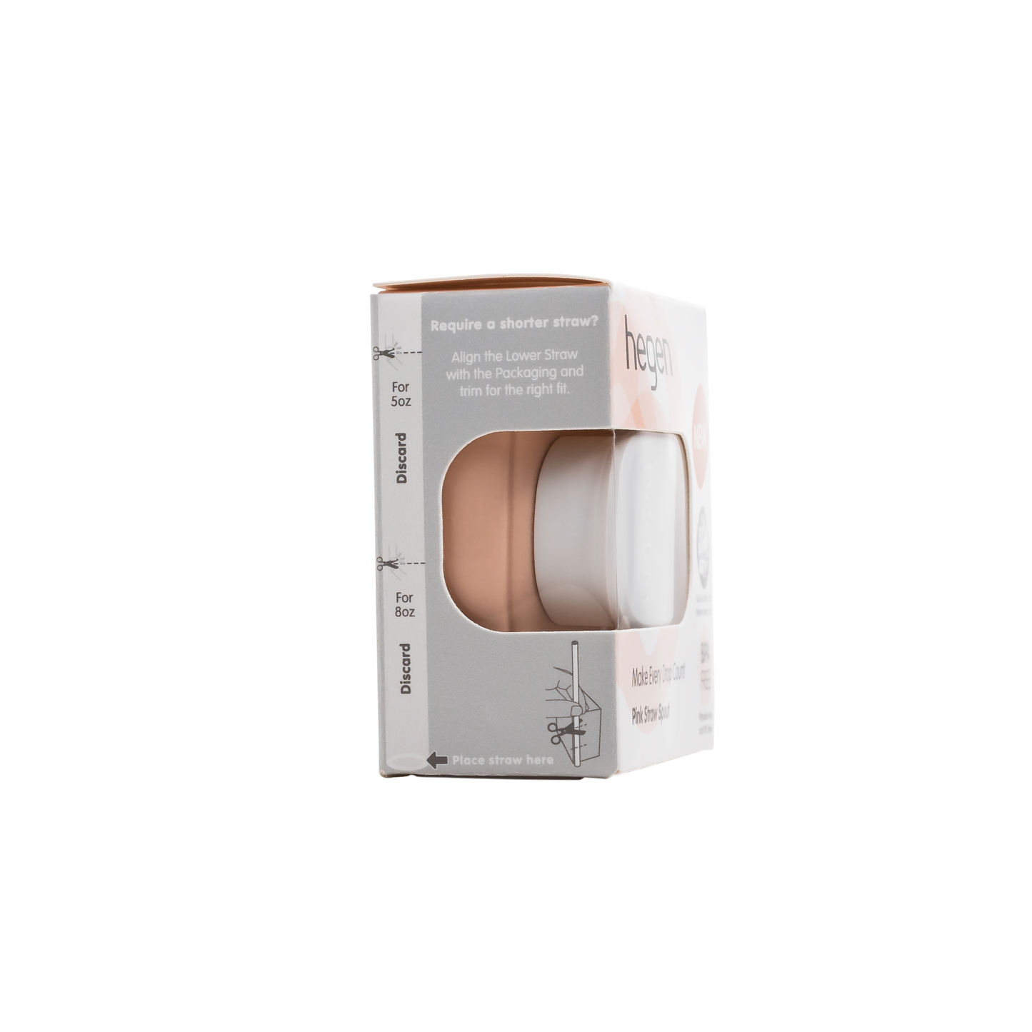 Hegen PCTO™ Straw Spout Pink V3