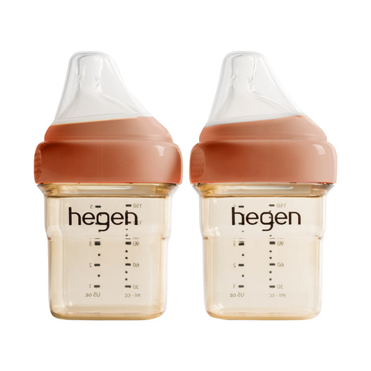 Hegen PCTO™ 150ml/5oz Feeding Bottle PPSU (2-pack) Auburn