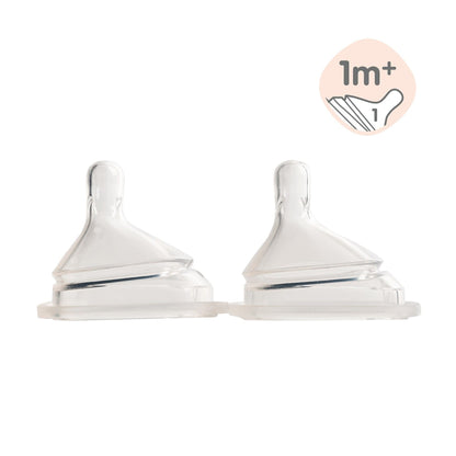 Hegen PCTO™ 150ml/5oz Feeding Bottle PPSU 2-Pack with 2 x Slow Flow Teat (1 to 3 months)