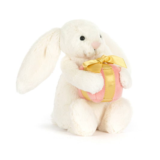 Jellycat Bashful Bunny with Present (Little)